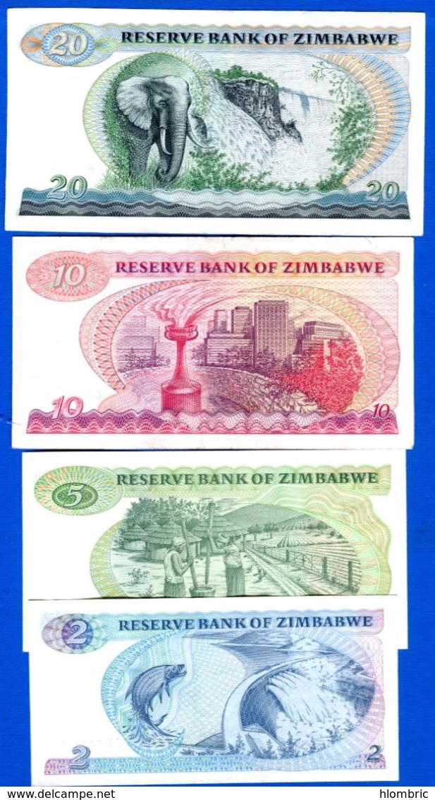 Zimbabwe  4  Billets - Zimbabwe