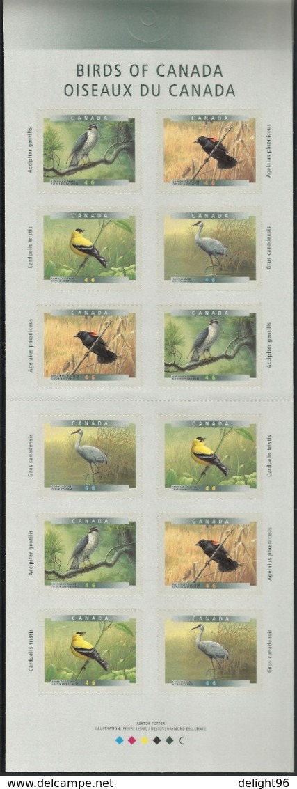 1999 Canada Birds Booklet (Self Adhesive) - Autres & Non Classés