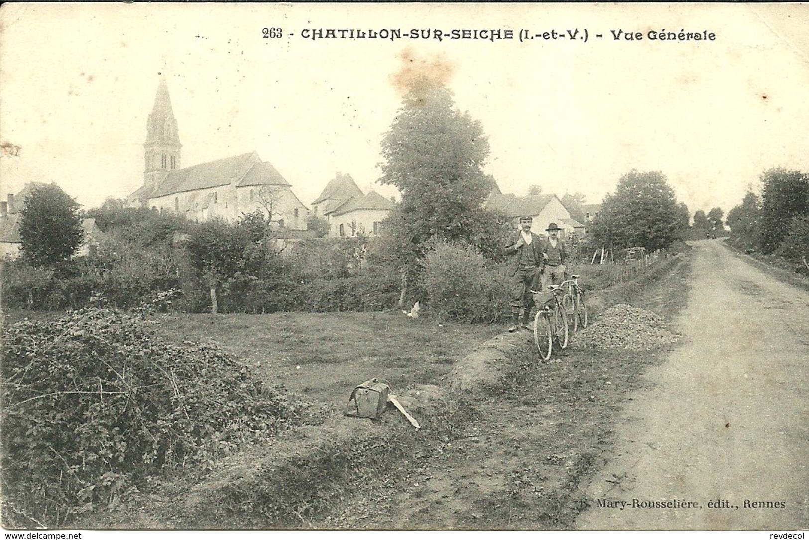 CHATILLON SUR SEICHE  -- Vue Générale                  -- Mary-Rousselière 263 - Autres & Non Classés