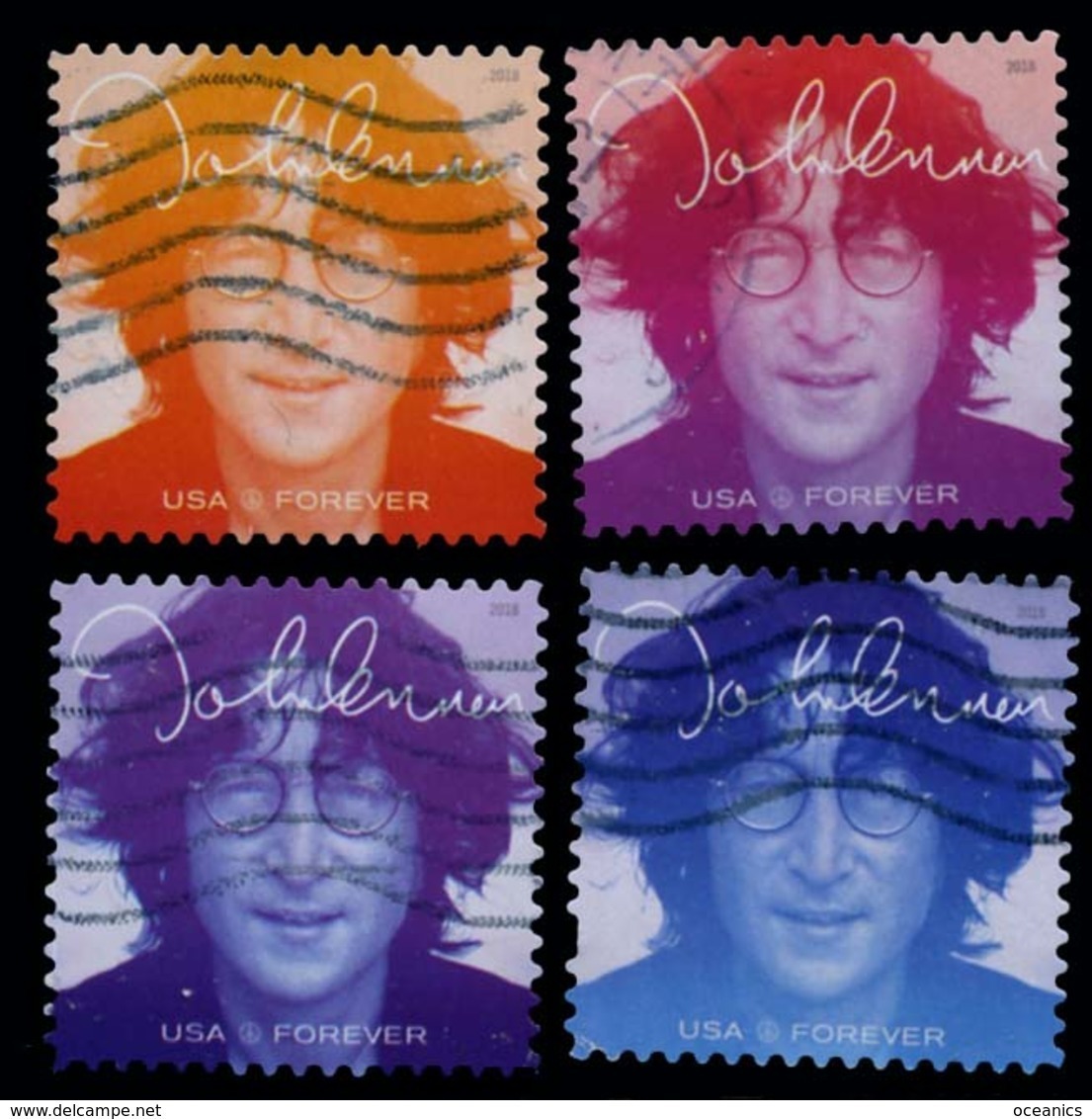 Etats-Unis / United States (Scott No.5312-15 - John Lennon) (o) Set - Gebruikt