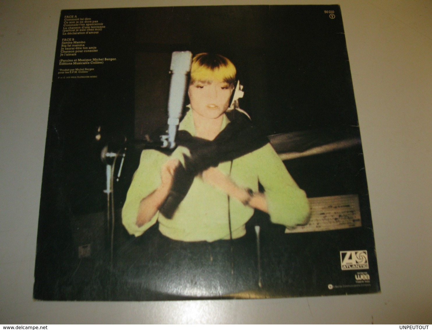 VINYLE FRANCE GALL 33 T ATLANTIC / WEA (1975) - Other - French Music