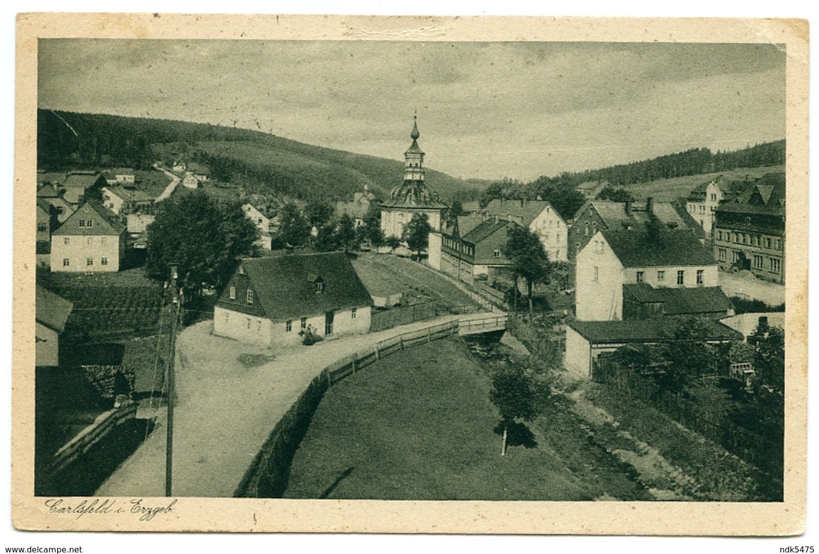 ALLEMAGNE : CARLSFELD I. ERZGEBIRGE / BAHNPOST - CHEMNITZ - AUE ADORF - Eibenstock