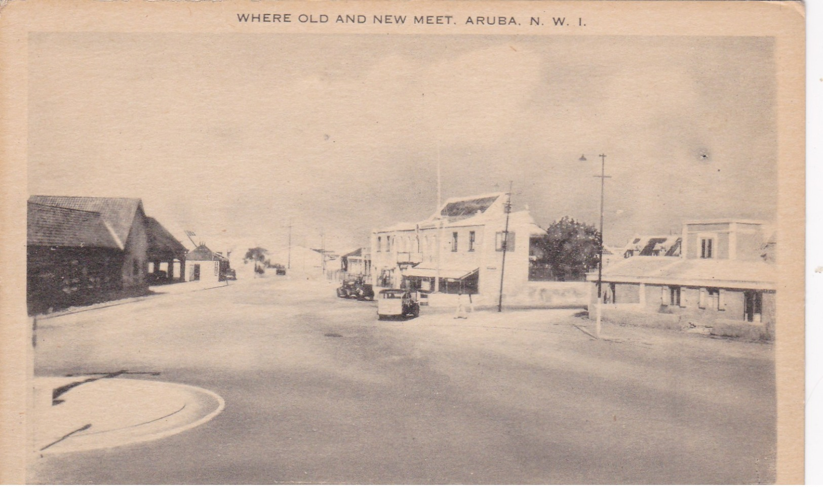 ARUBA , 1910-30s ; Street View - Aruba