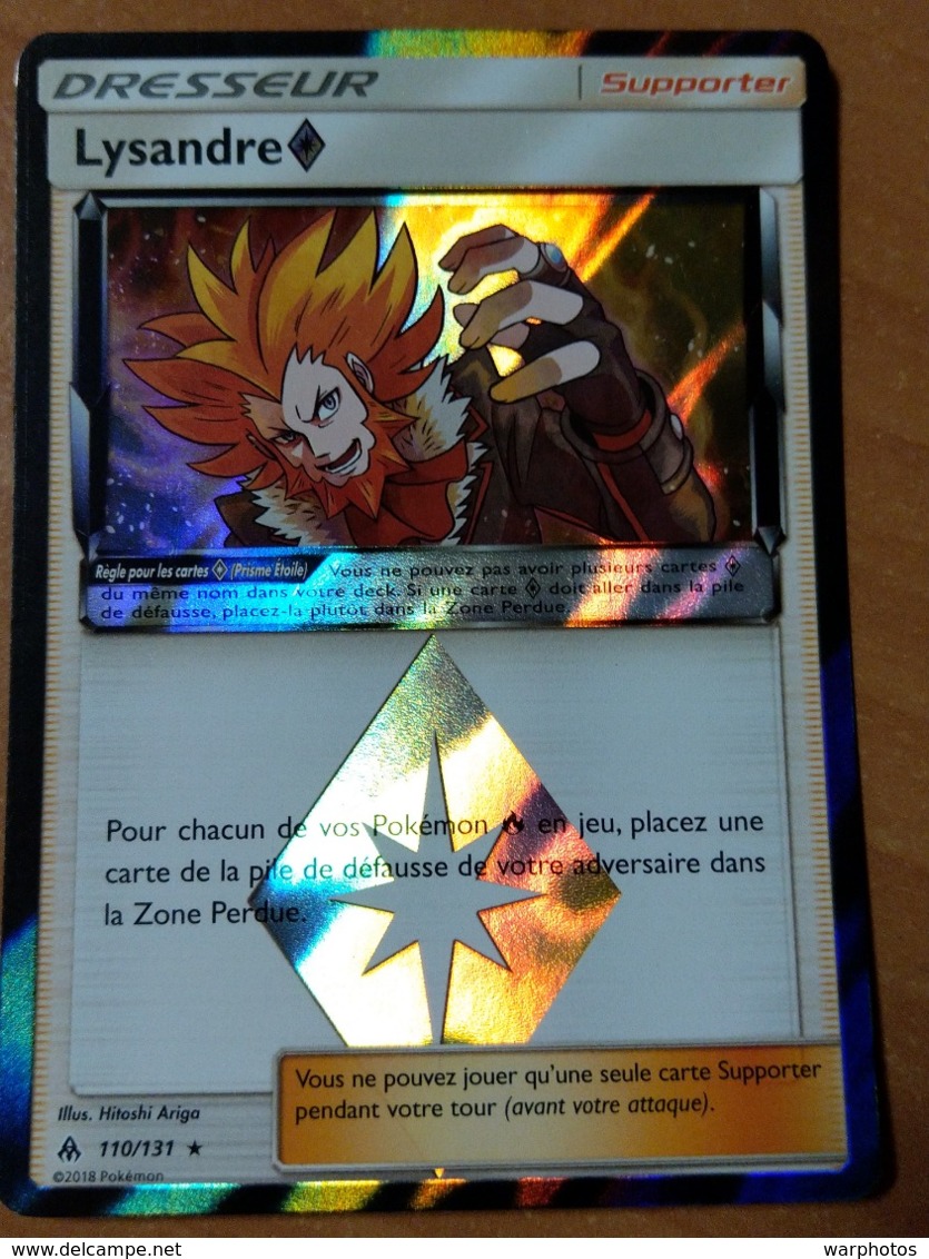 CARTE POKEMON _ DRESSEUR _ LYSANDRE _ NEUVE - Autres & Non Classés