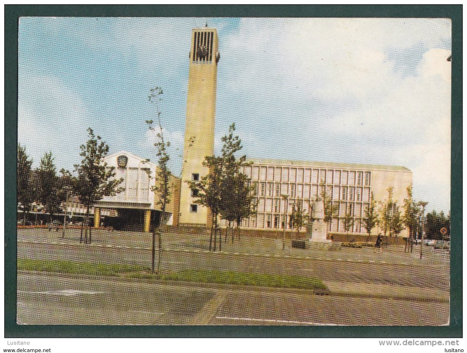 IJMUIDEN - STADHUIS - CITY HALL - USED STAMP - NETHERLANDS ( 2 SCANS ) - IJmuiden