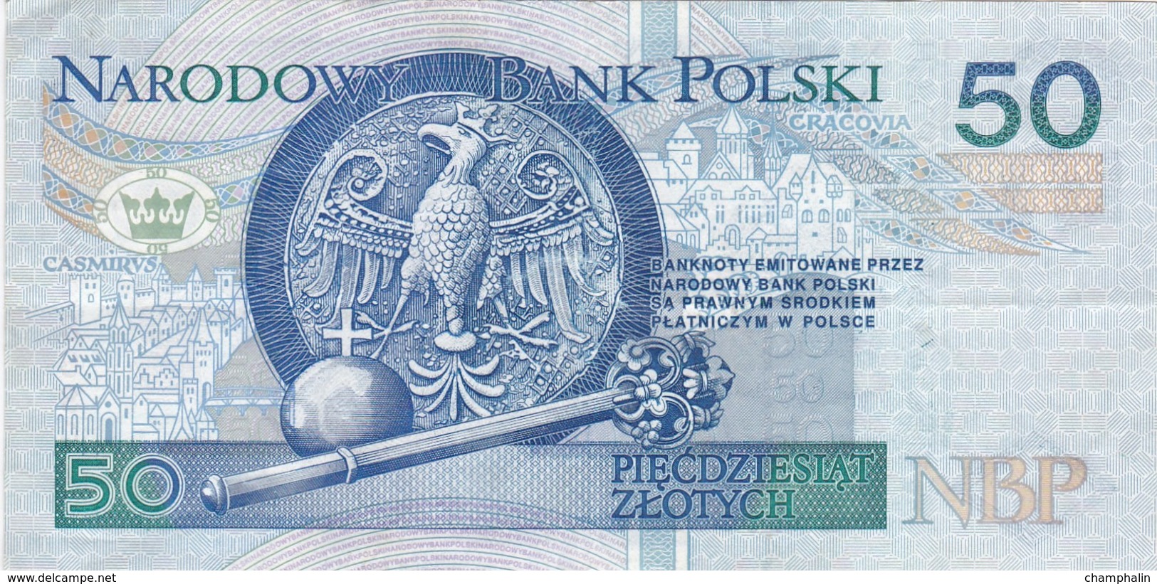 Pologne - Billet De 50 Zlotych - Kazimierz III Wielki - 25 Mars 1994 - Polonia