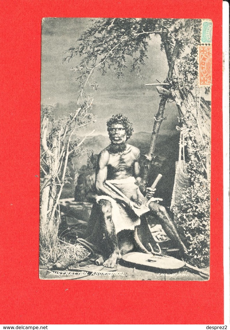AUSTRALIE AUSTRALIAN ARBORIGINAL Cpa Animée          167651 - Aborigines