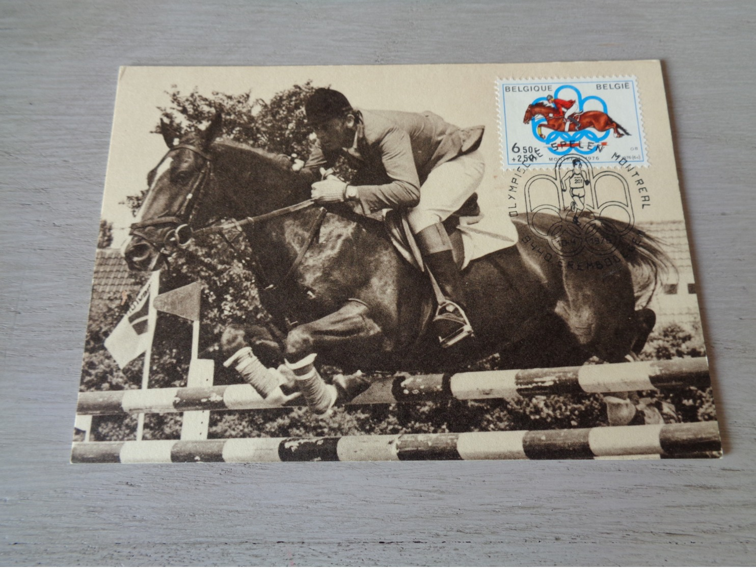 Sport ( 195 )  Thème : Paardensport  Course Aux Chevaux  Cheval  Paard - Montréal  Olympische Spelen - Hippisme