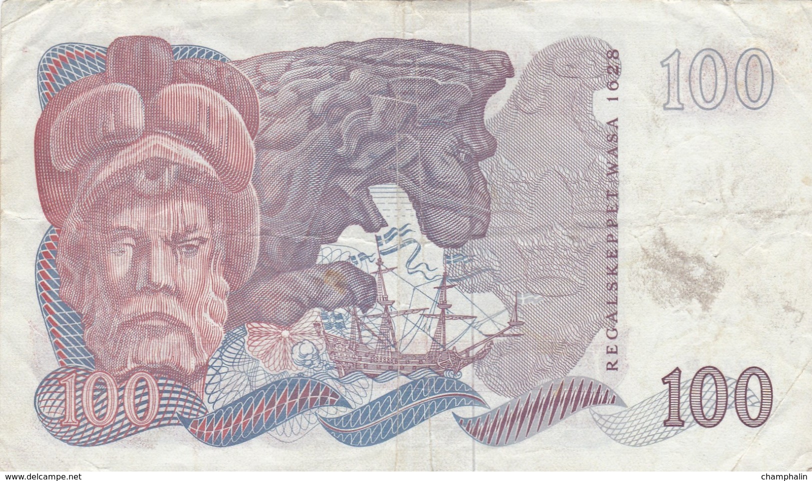 Suède - Billet De 100 Kronor - Gustav II Adolf - 1974 P - P54b - Schweden