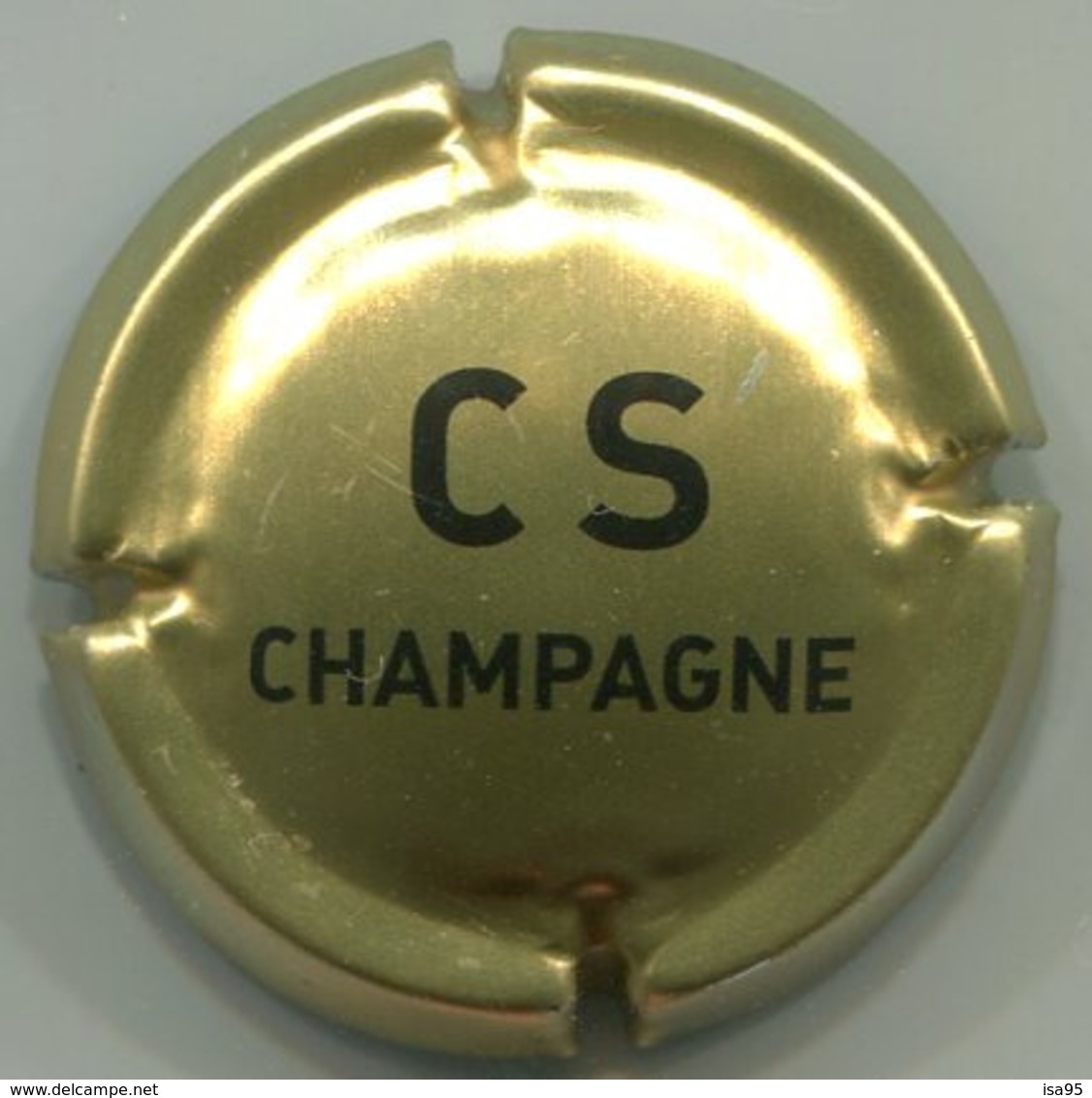 CAPSULE-CHAMPAGNE COMTE DE SENNEVAL N°01 Or Et Noir - Autres & Non Classés