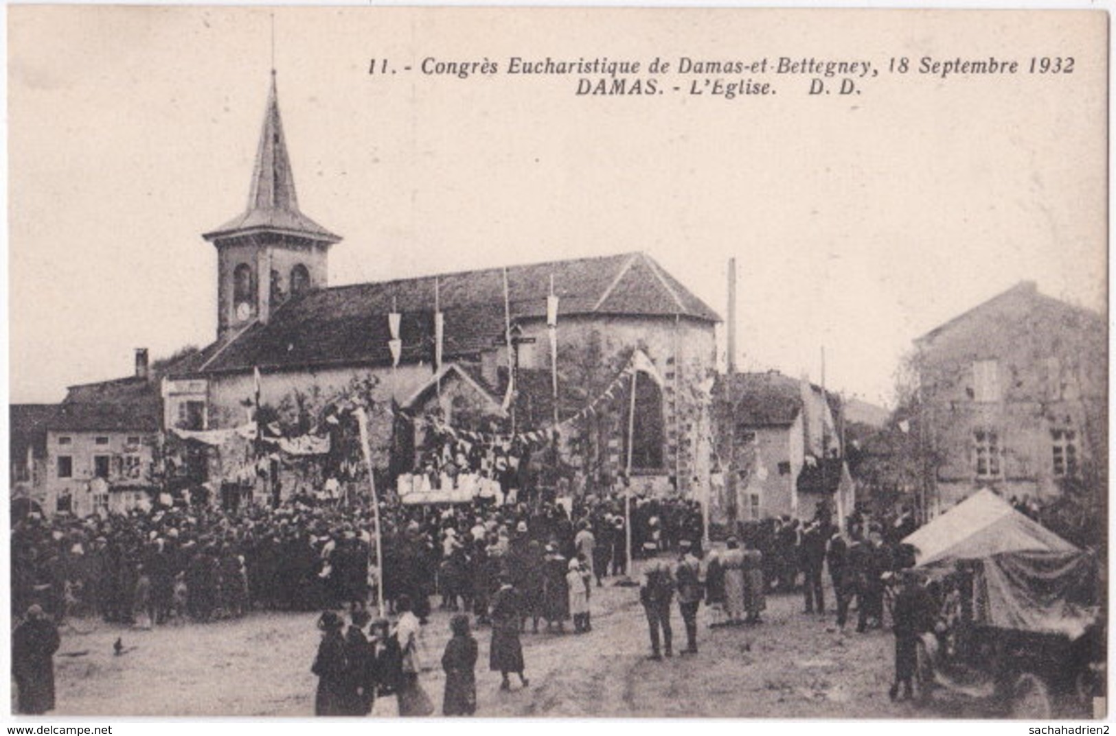 88. Congrès Eucharistique De DAMAS-ET-BETTEGNEY. L'Eglise. 11 - Other & Unclassified