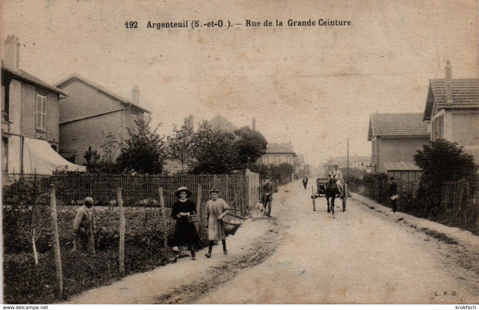 Argenteuil - Rue De La Grande Ceinture - Calèche  - LPG 192 - Argenteuil