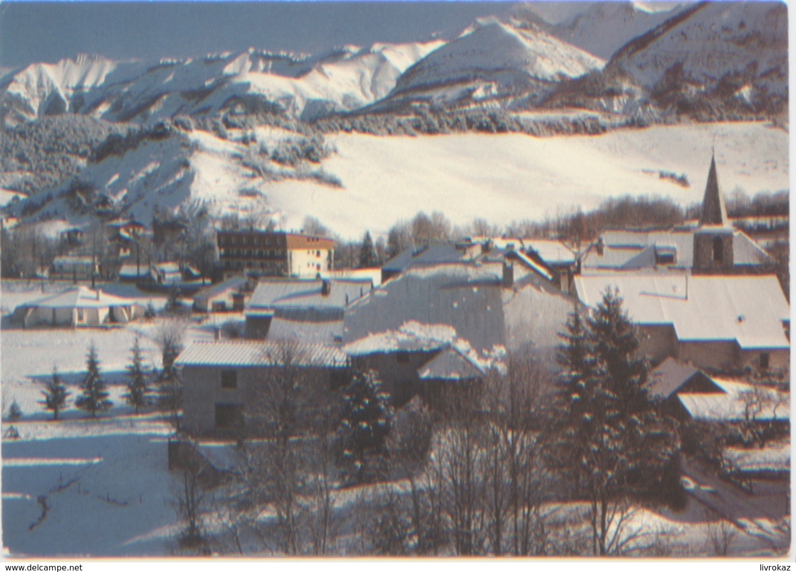 Alpes De Haute Provence Le Vernet Sous La Neige, Editions Betula N° EE-3, N'a Pas Circulé Exclusivité Hôtel Auzet TBE - Other & Unclassified