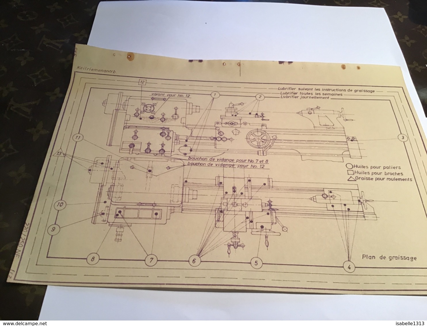 Plan De Graissage Lubrifier Suivant Les Instructions De Graissage Lubrifier Toutes Les Semaines Lubrifier  Journellement - Machines