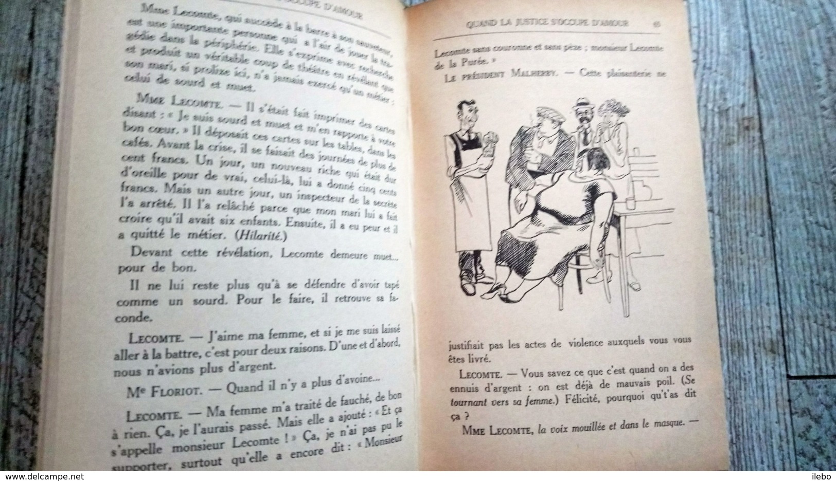 Quand La Justice S'occupe D'amour  De Géo London Illustrations De Pavis 1936 Humour - Recht