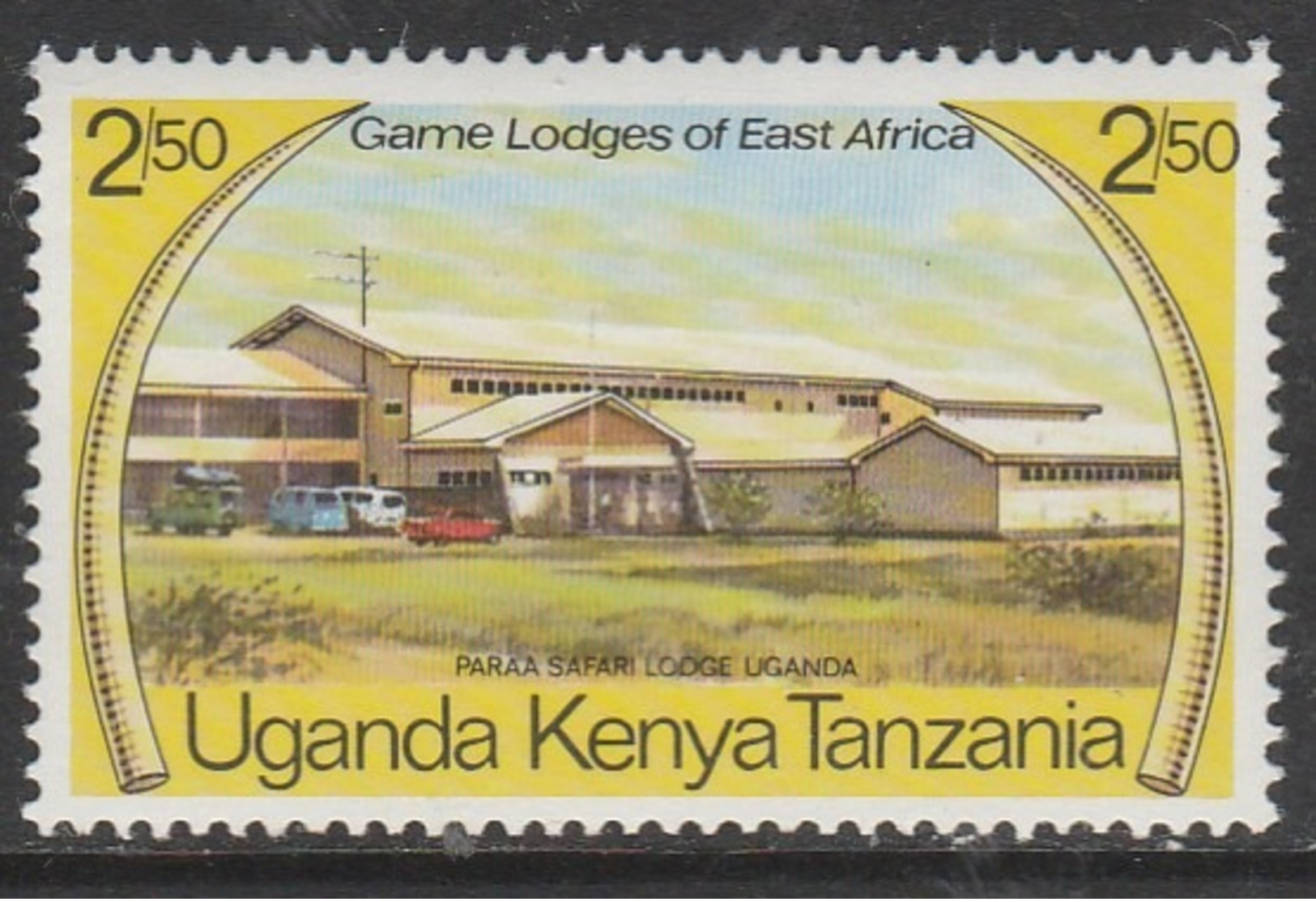Kenya  1975 East African Game Lodges 2 Sh 50 C Multicoloured SW 260 ** MNH - Kenya (1963-...)