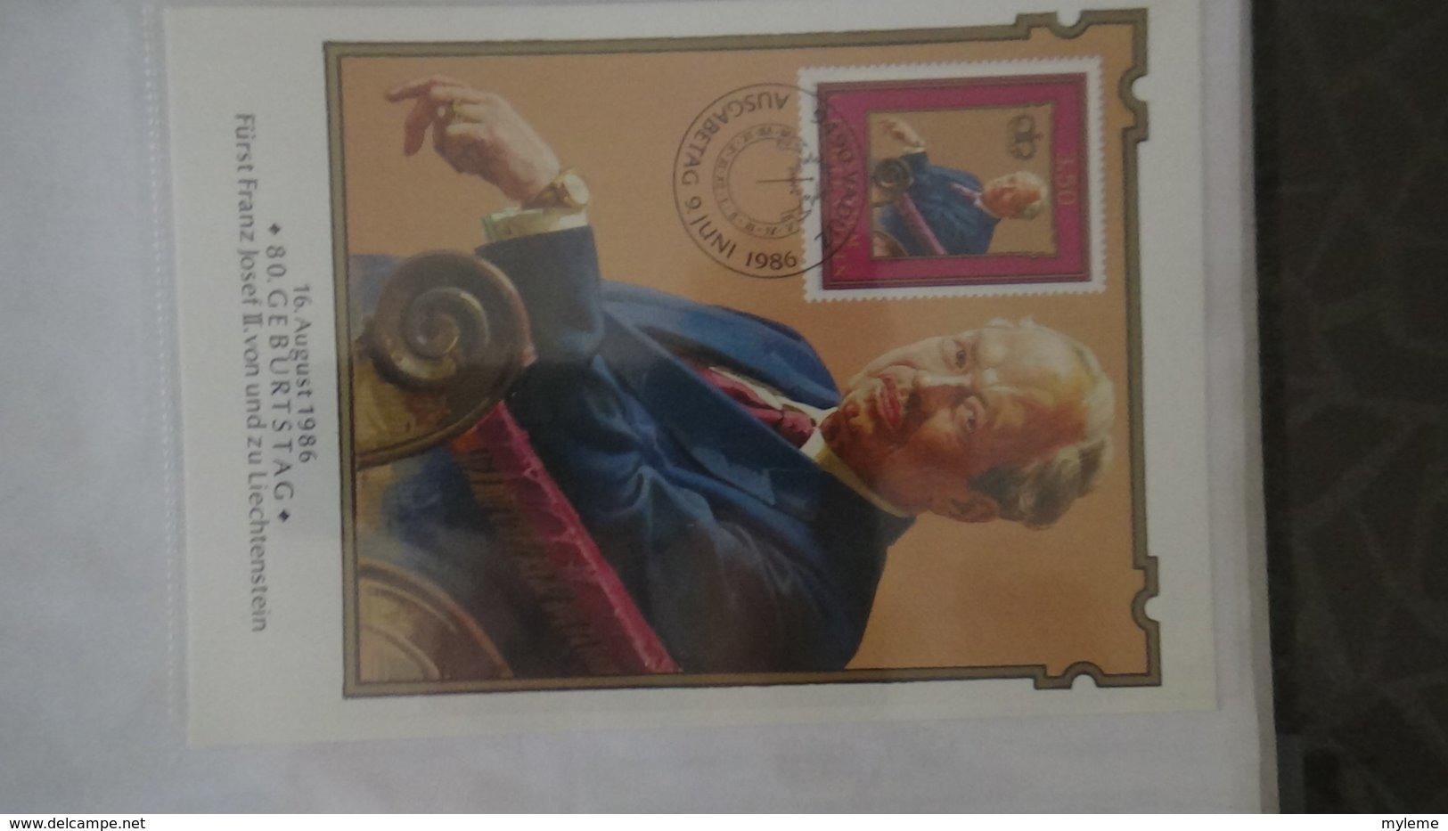 Très belle collection de 152 cartes maximum du Liechsteinstein de 1986 à 1994