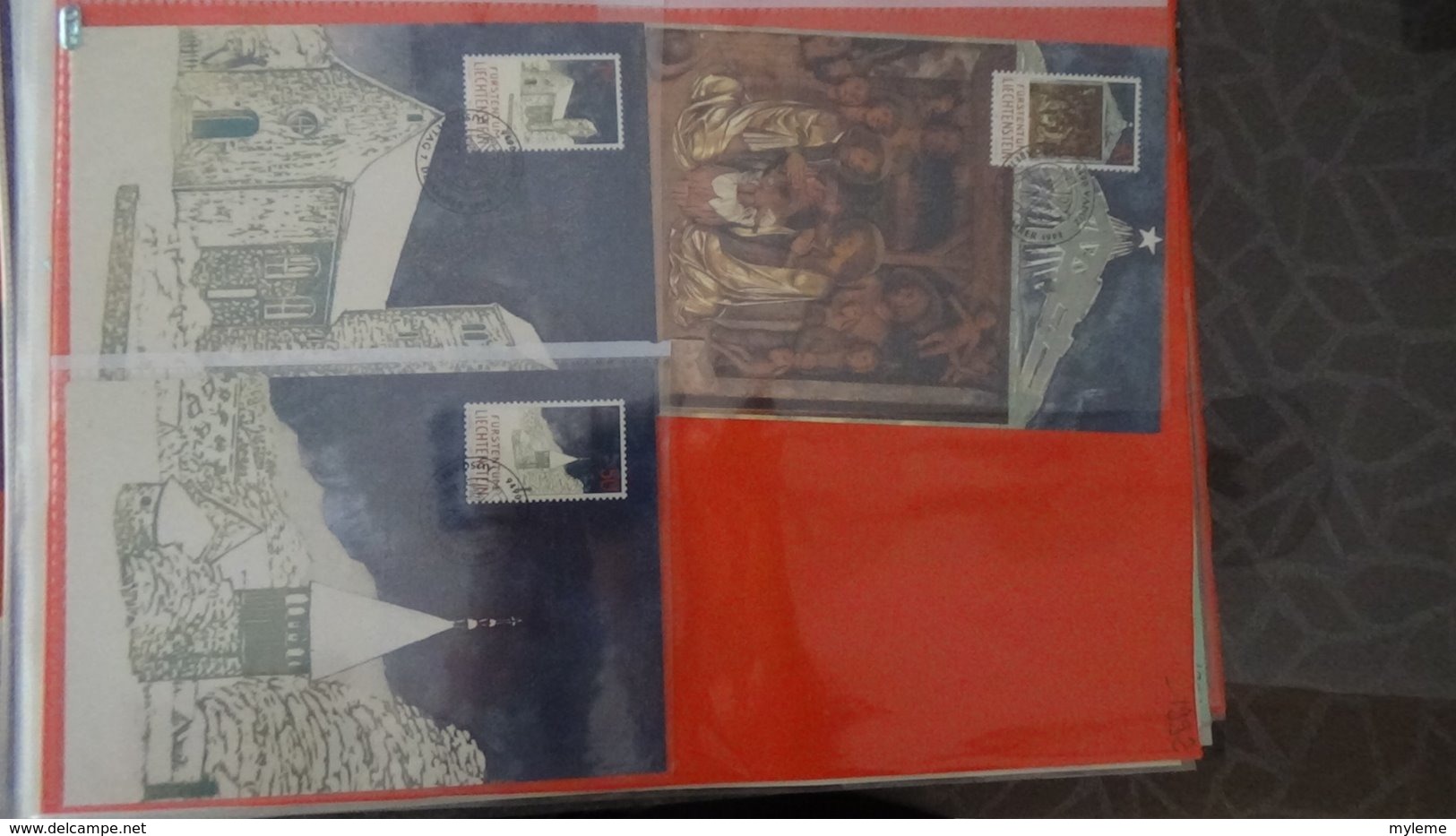 Très belle collection de 152 cartes maximum du Liechsteinstein de 1986 à 1994