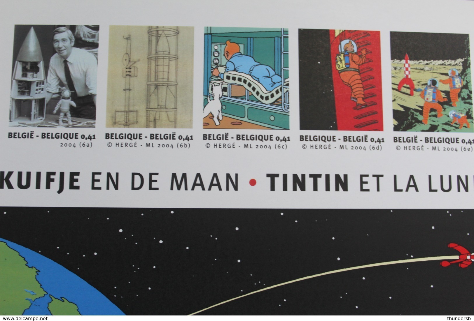 BL109 'Kuifje En De Maan - Tintin Et La Lune' - Ongetand - In Perfecte Staat! - Comics