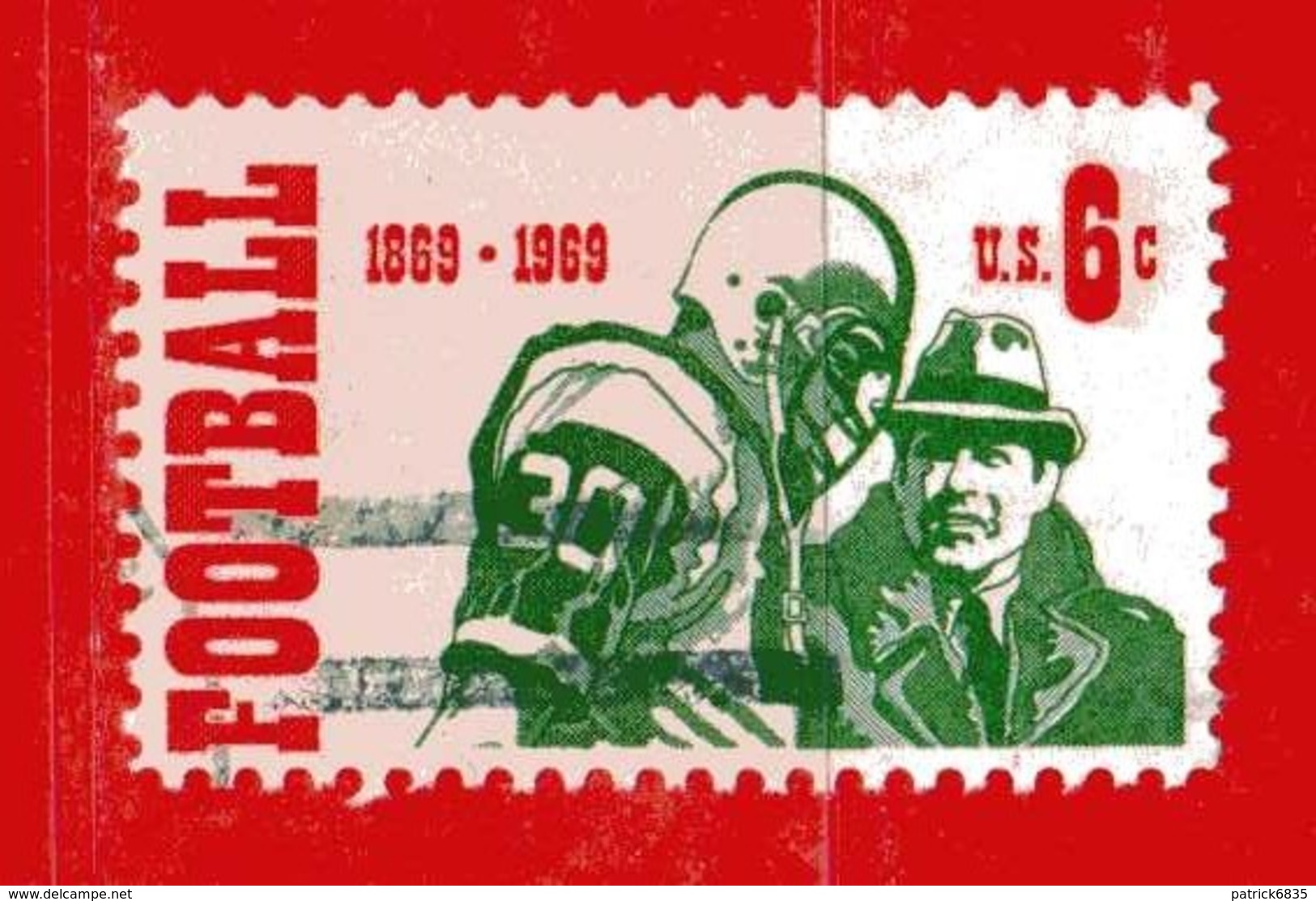 (Us2) USA °- 1969 - FOOTBALL .  Yvert . 884.  USED. - Usati