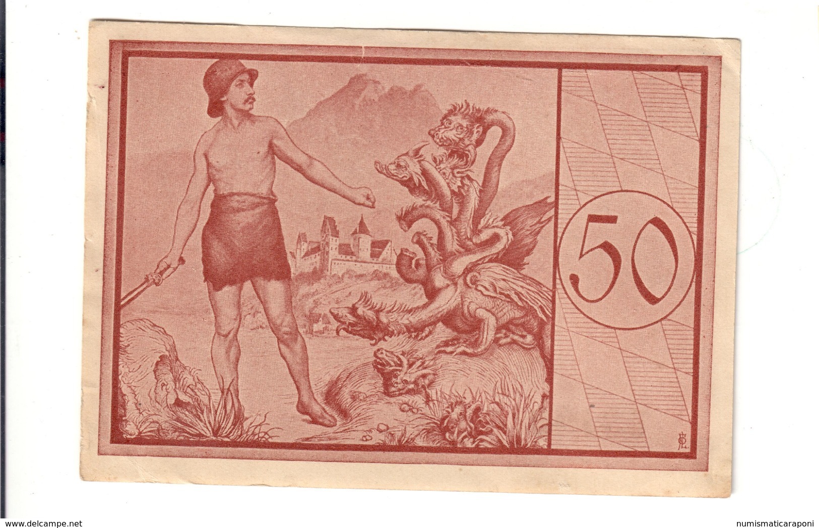 Germania Gemany Notgeld Fussen 50 Pfennig   LOTTO 1406 - Andere & Zonder Classificatie