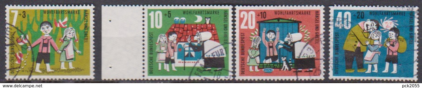 BRD 1961 MiNr.369 - 372  Wohlfahrt: Hänsel Und Gredel ( A593 ) Günstige Versandkosten - Used Stamps