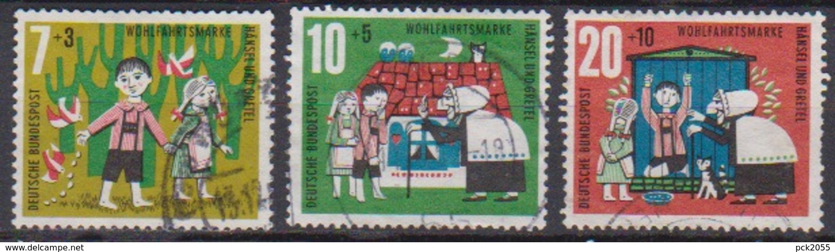 BRD 1961 MiNr.369 - 371  Wohlfahrt: Hänsel Und Gredel ( A596 ) Günstige Versandkosten - Gebraucht