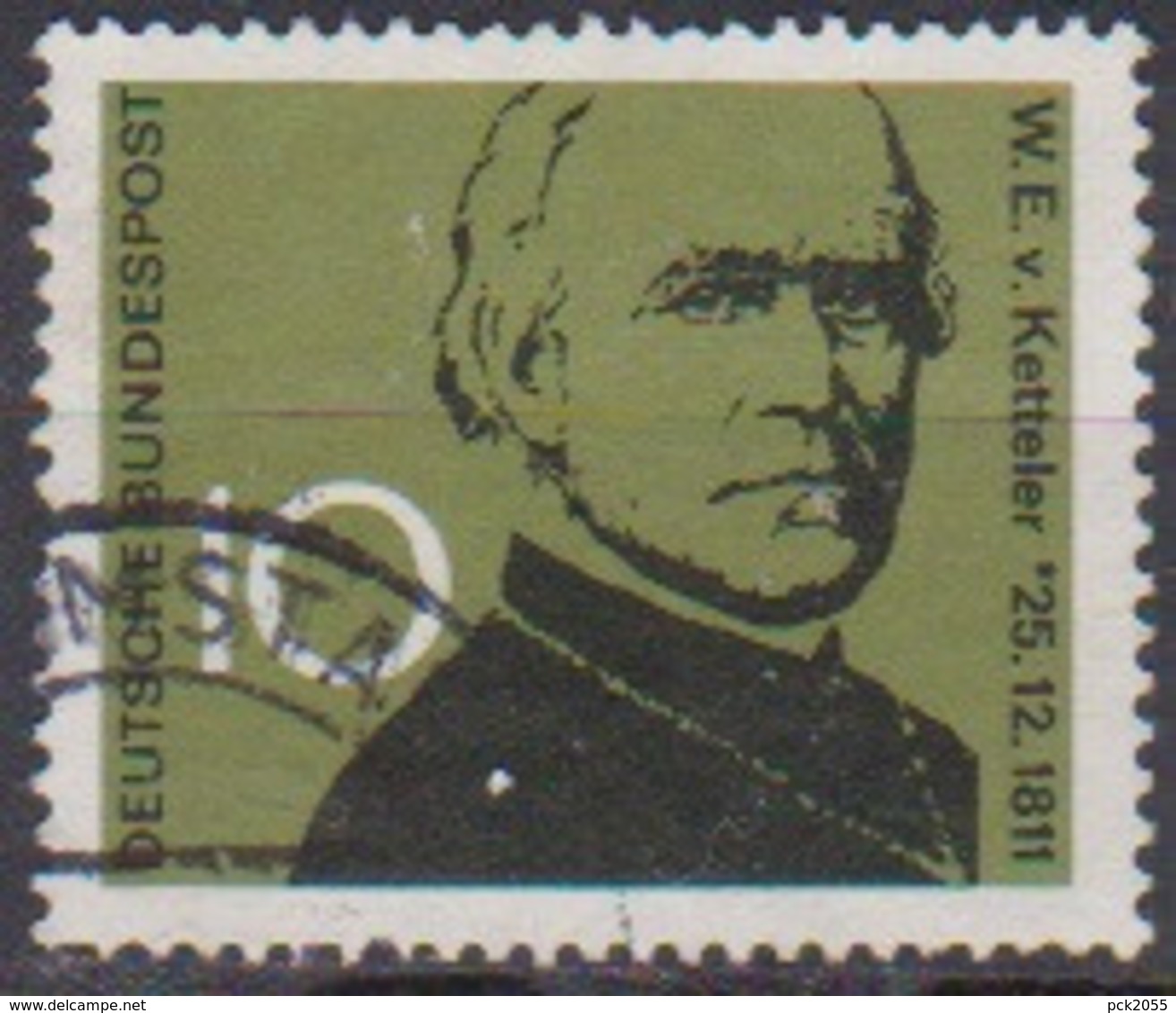 BRD 1961 MiNr.374  150.Geb. Wilhelm Emmanuel Freiherr Von Ketteler ( A602 ) Günstige Versandkosten - Gebraucht