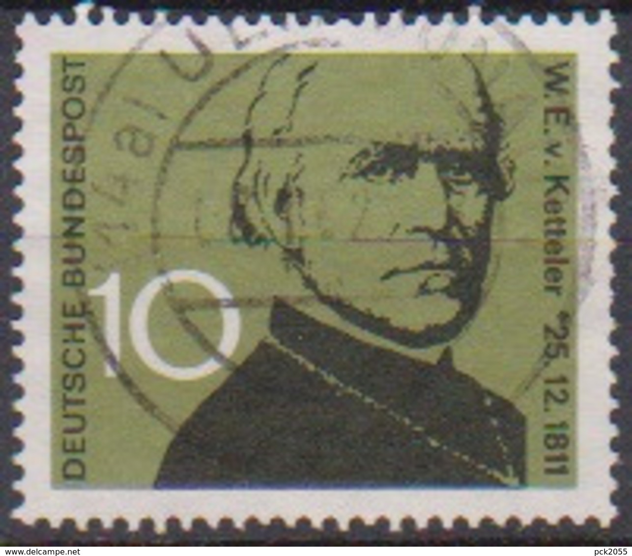 BRD 1961 MiNr.374  150.Geb. Wilhelm Emmanuel Freiherr Von Ketteler ( A604 ) Günstige Versandkosten - Gebraucht