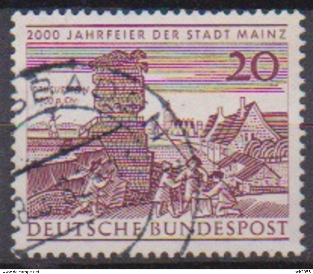 BRD 1962 MiNr.375  2000 Jahre Mainz ( A609 ) Günstige Versandkosten - Gebruikt