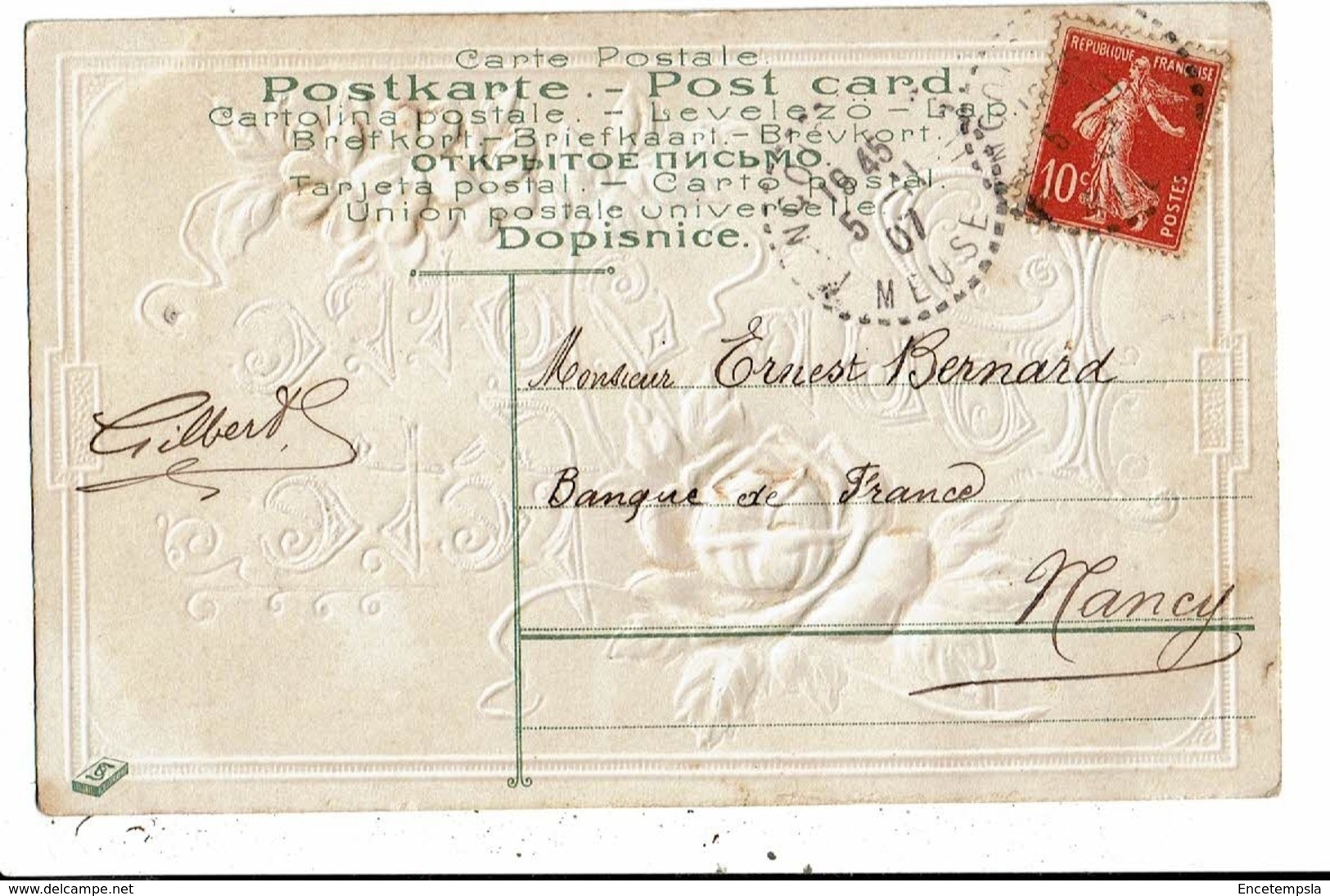 CPA-Carte Postale-France-Pour Votre Fête  En 1907   VM7872 - Autres & Non Classés