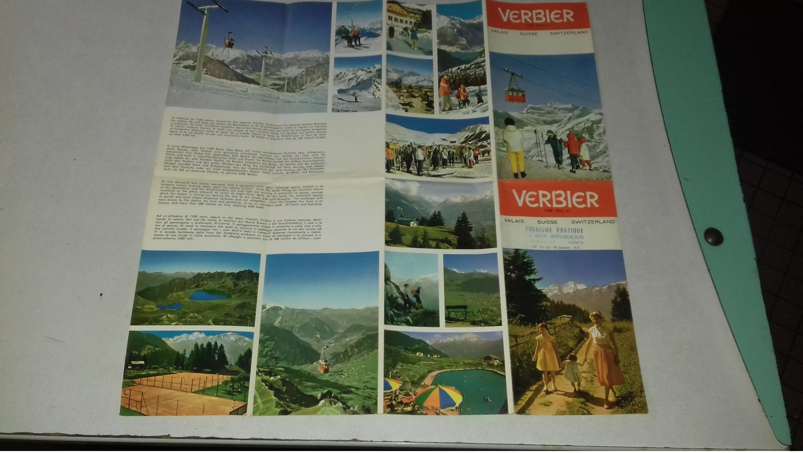 Dépliant Touristique De Verbier     Suisse Switzerland - Tourism Brochures