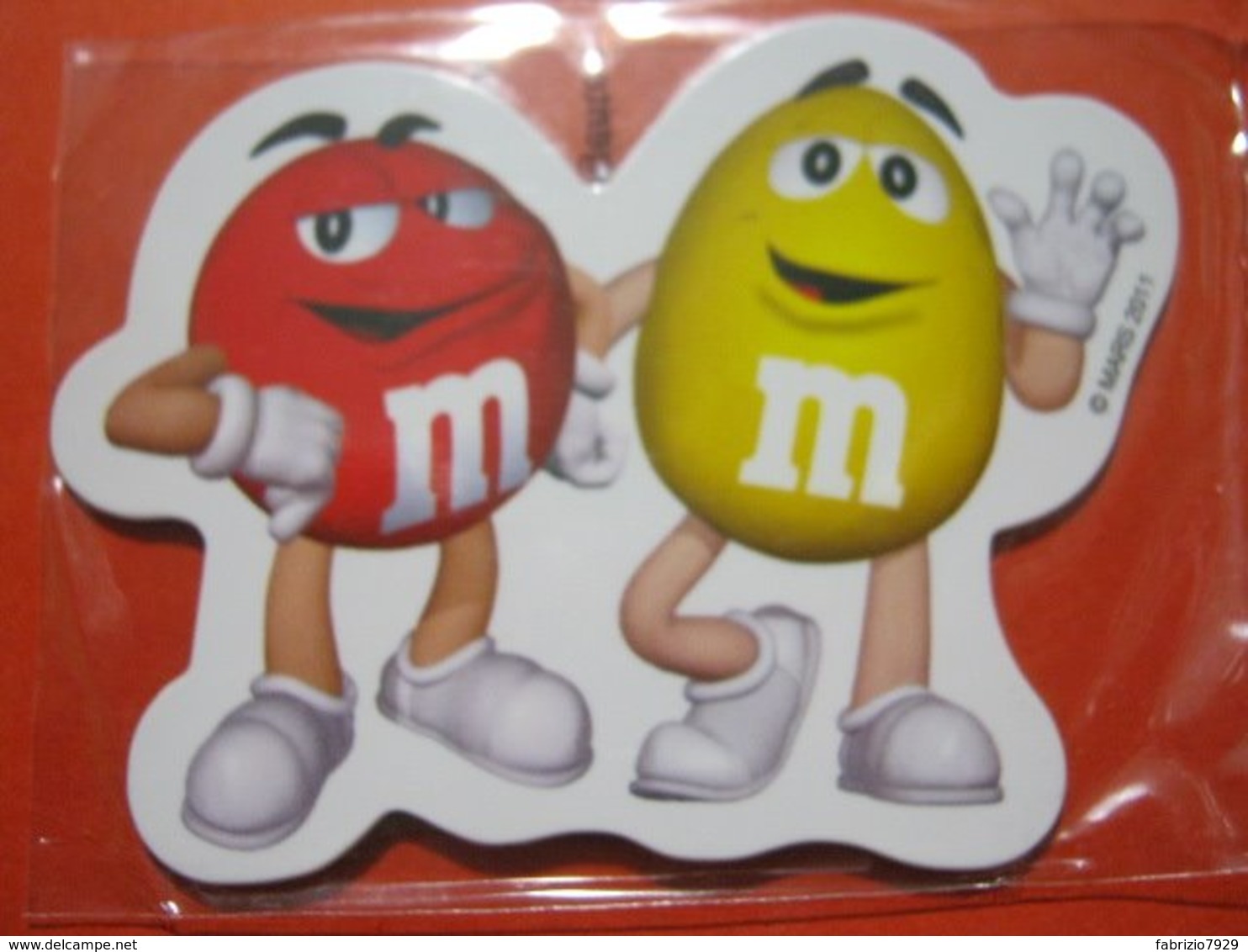 MED.1 MAGNETE MAGNET FRIGO - ITALIA 2011 MARS M&M M & M CIOCCO CARAMELLE PUBBLICITARIA SOLO PER CLIENTI DIREZIONALI - Figurines En Métal