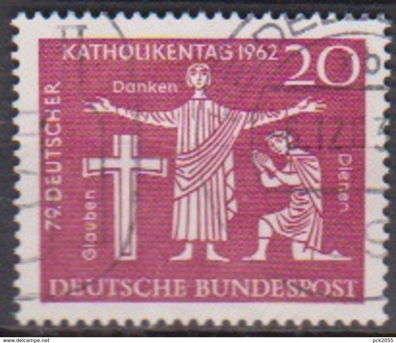 BRD 1962 MiNr.381  Deutscher Katholikentag, Hannover ( A618 ) Günstige Versandkosten - Gebraucht