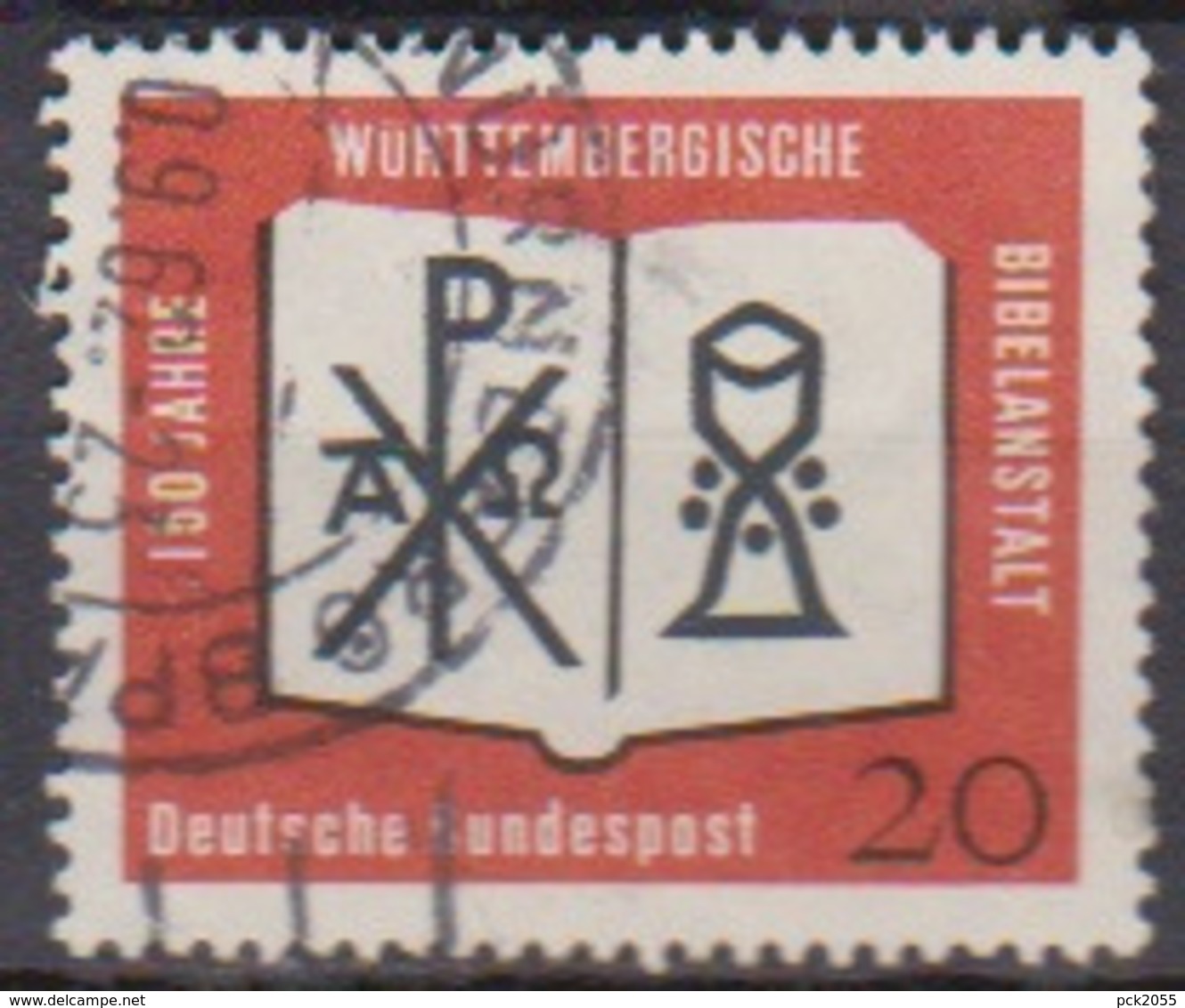 BRD 1962 MiNr.382  150 Jahre Württembergische Bibelanstalt ( A623 ) Günstige Versandkosten - Gebraucht