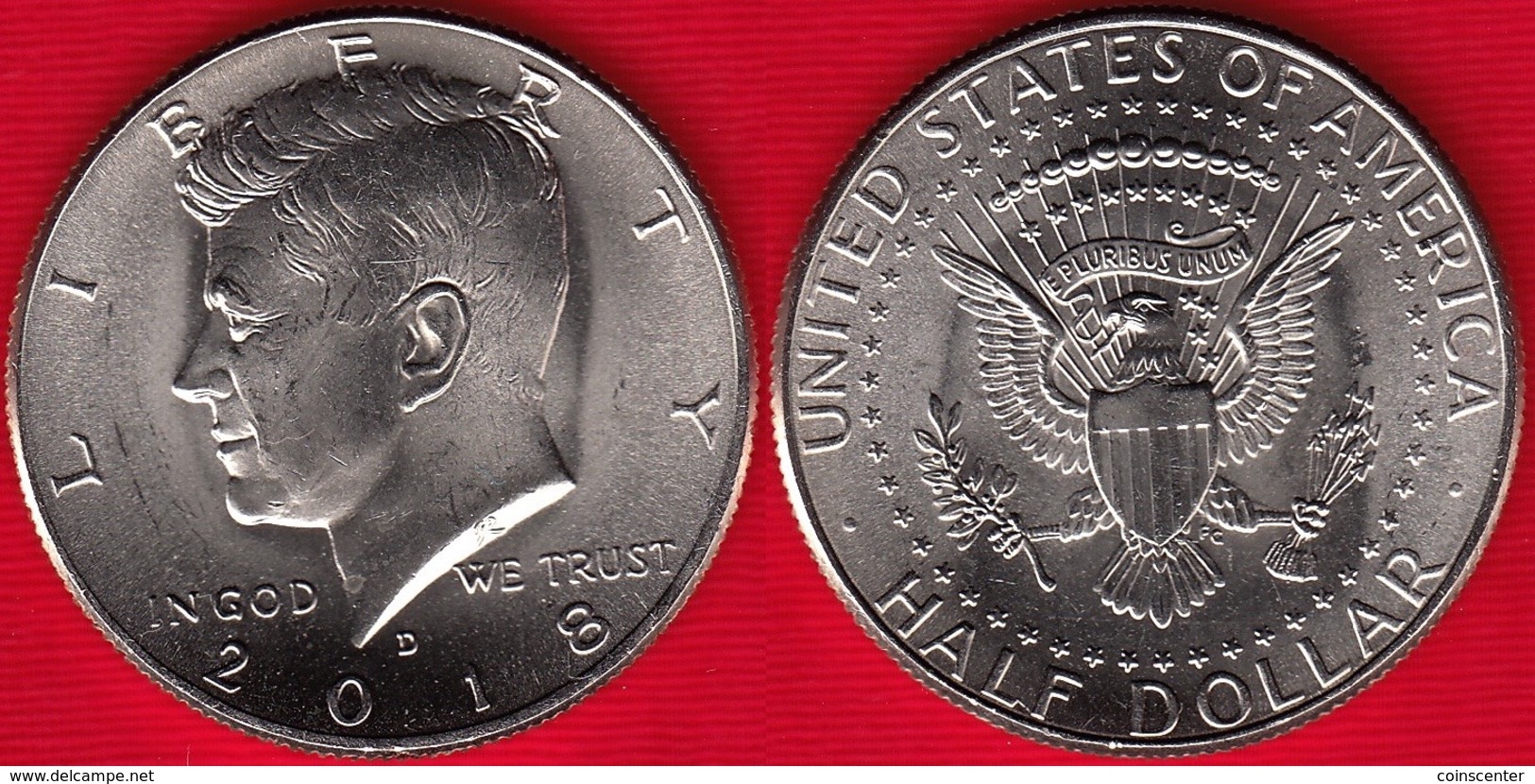 USA 1/2 Dollar 2018 D Mint "Kennedy Half Dollar" UNC - 1964-…: Kennedy