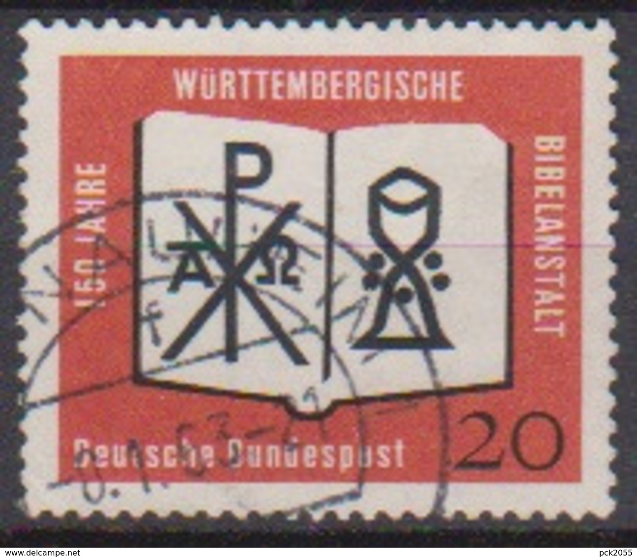 BRD 1962 MiNr.382  150 Jahre Württembergische Bibelanstalt ( A627 ) Günstige Versandkosten - Gebruikt