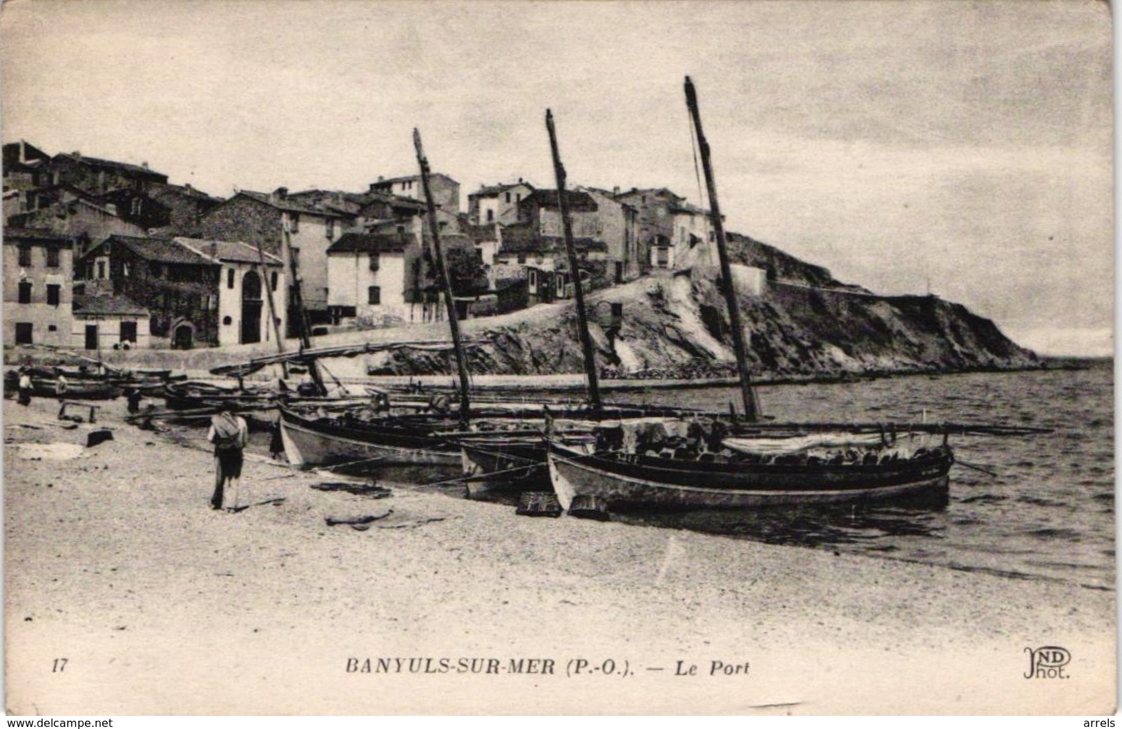 FR66 BANYULS SUR MER - Nd 17 - Le Port - Barques De Pêche - Animée - Belle - Banyuls Sur Mer