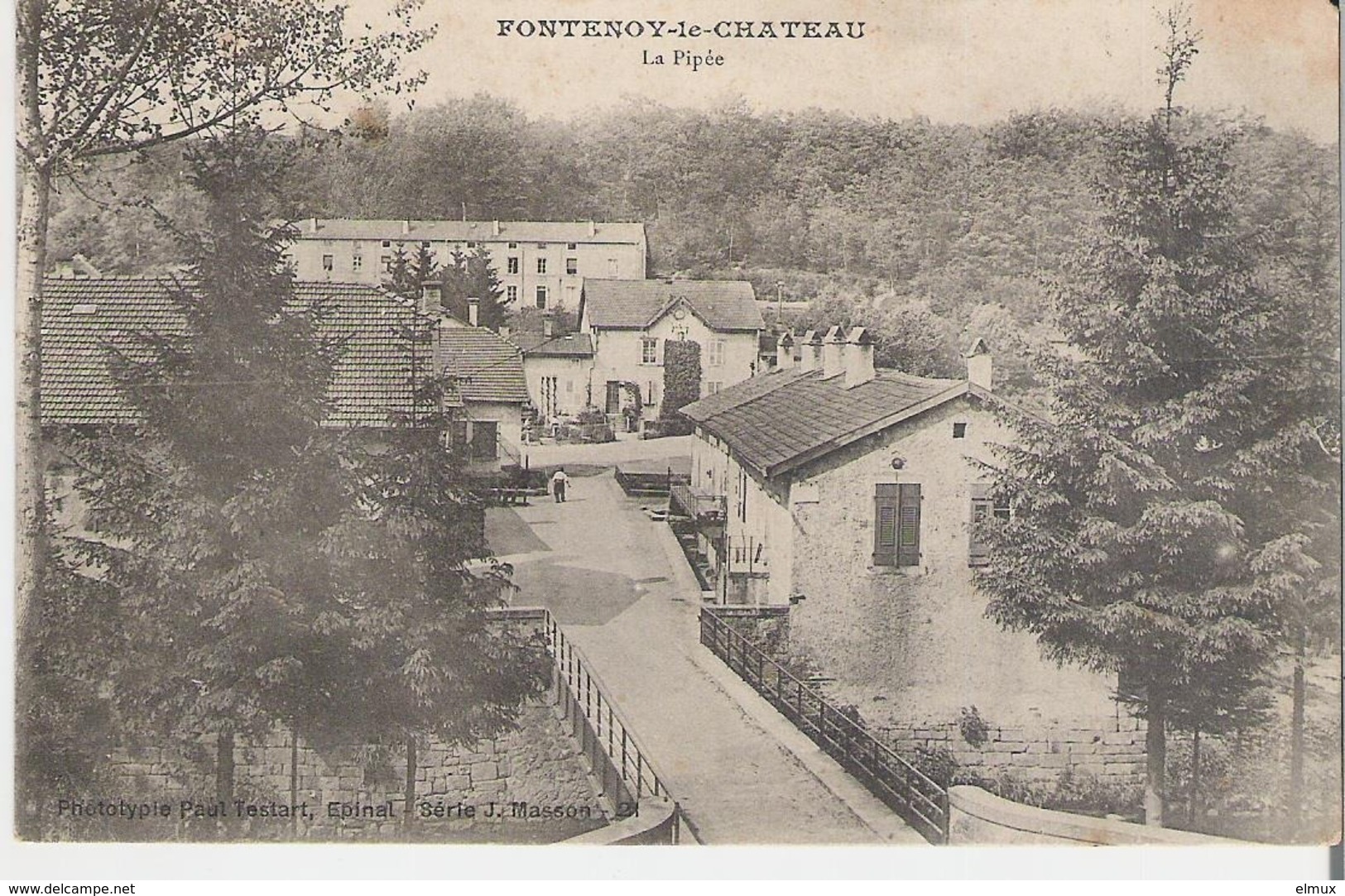 FONTENOY LE CHATEAU. CPA Voyagée En 1904 La Pipée - Other & Unclassified