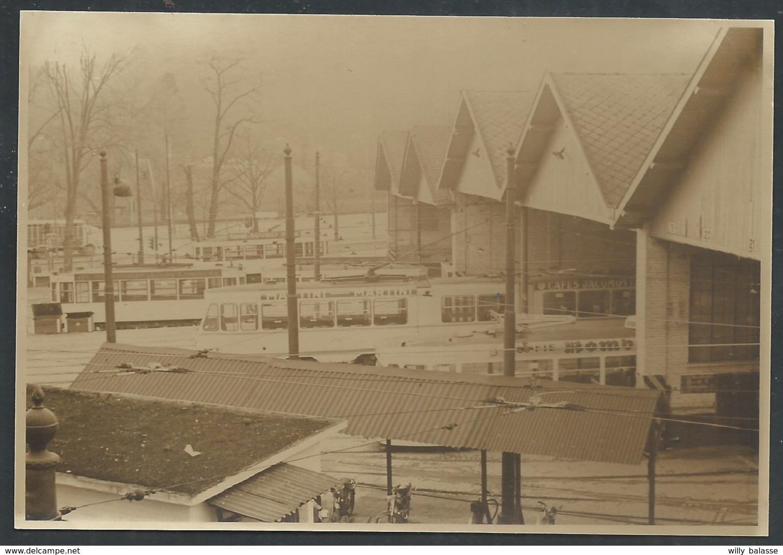 lot de 14 photos " Pré métro Bruxelles " 1969/1970 tram +++