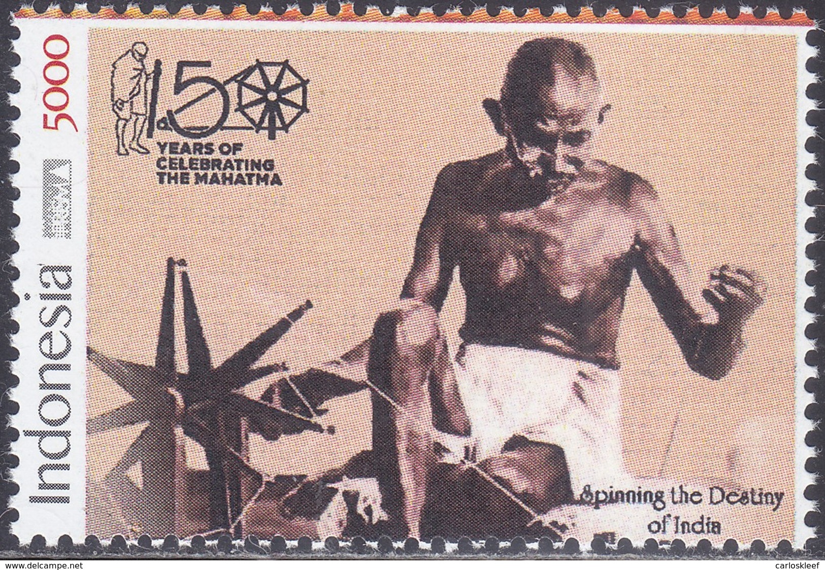 Indonesia - Indonesie New Issue 05-09-2019 ( Gandhi Stamp) - Indonesia