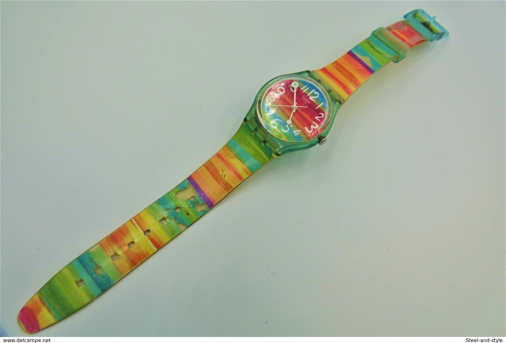 Watches : SWATCH - Swatch The Originals Color The Sky Nr. : GS124  - Original  - Running - Excelent 2004 - Horloge: Modern