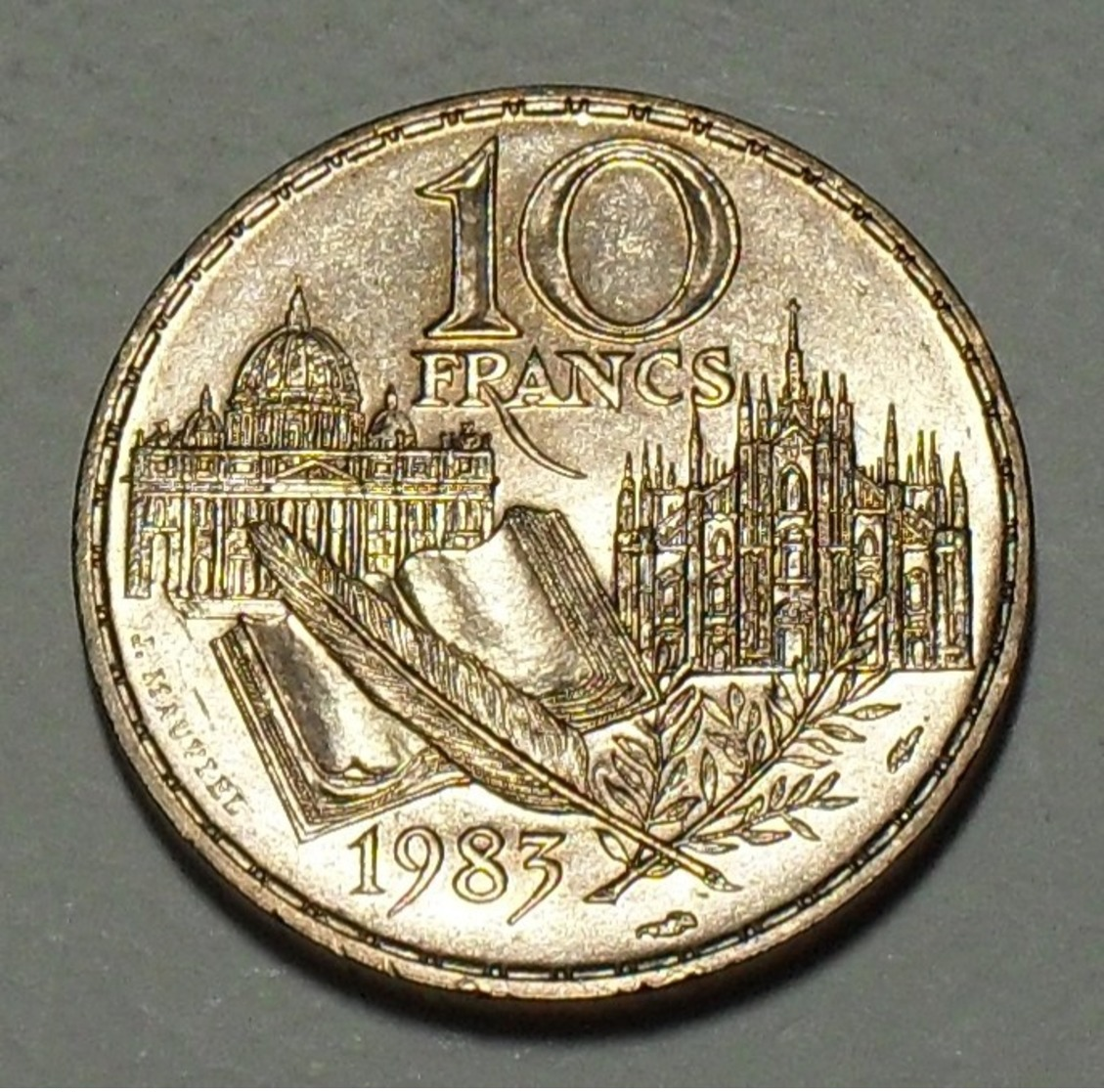 1983 - France - 10 FRANCS, Stendhal, Tr B, KM 953, Gad 817 - Commemorative