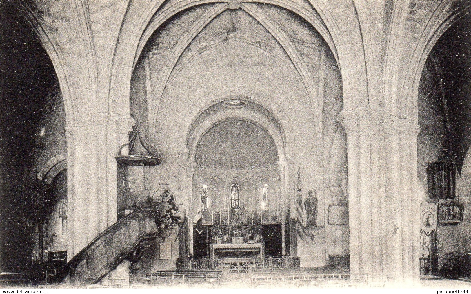 33 RIONS INTERIEUR DE L' EGLISE SAINT SEURIN - Autres & Non Classés