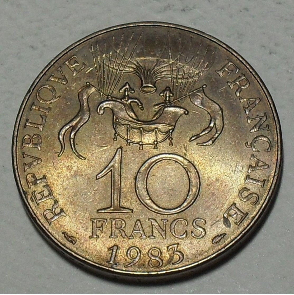 1983 - France - 10 FRANCS, Conquête De L'espace, Tr A, KM 952, Gad 816 - Commemorative