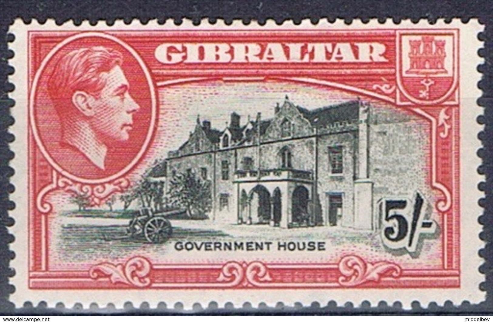 DO 15064 GIBRALTAR SCHARNIER YVERT NRS 112 ZIE SCAN - Gibraltar