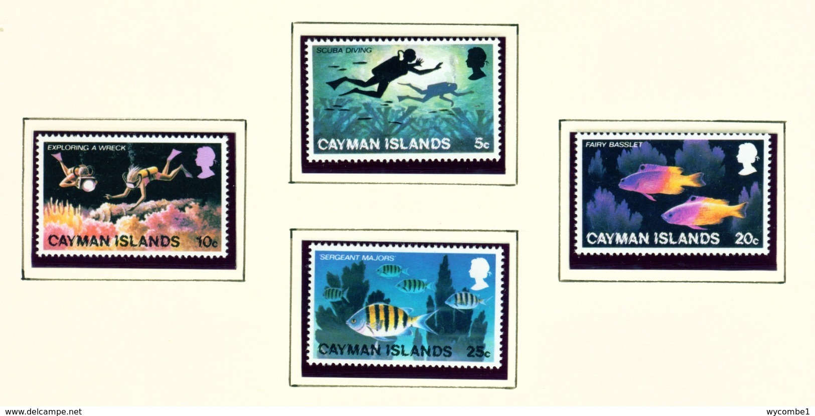 CAYMAN ISLANDS - 1977 Tourism Set Unmounted/Never Hinged Mint - Cayman Islands