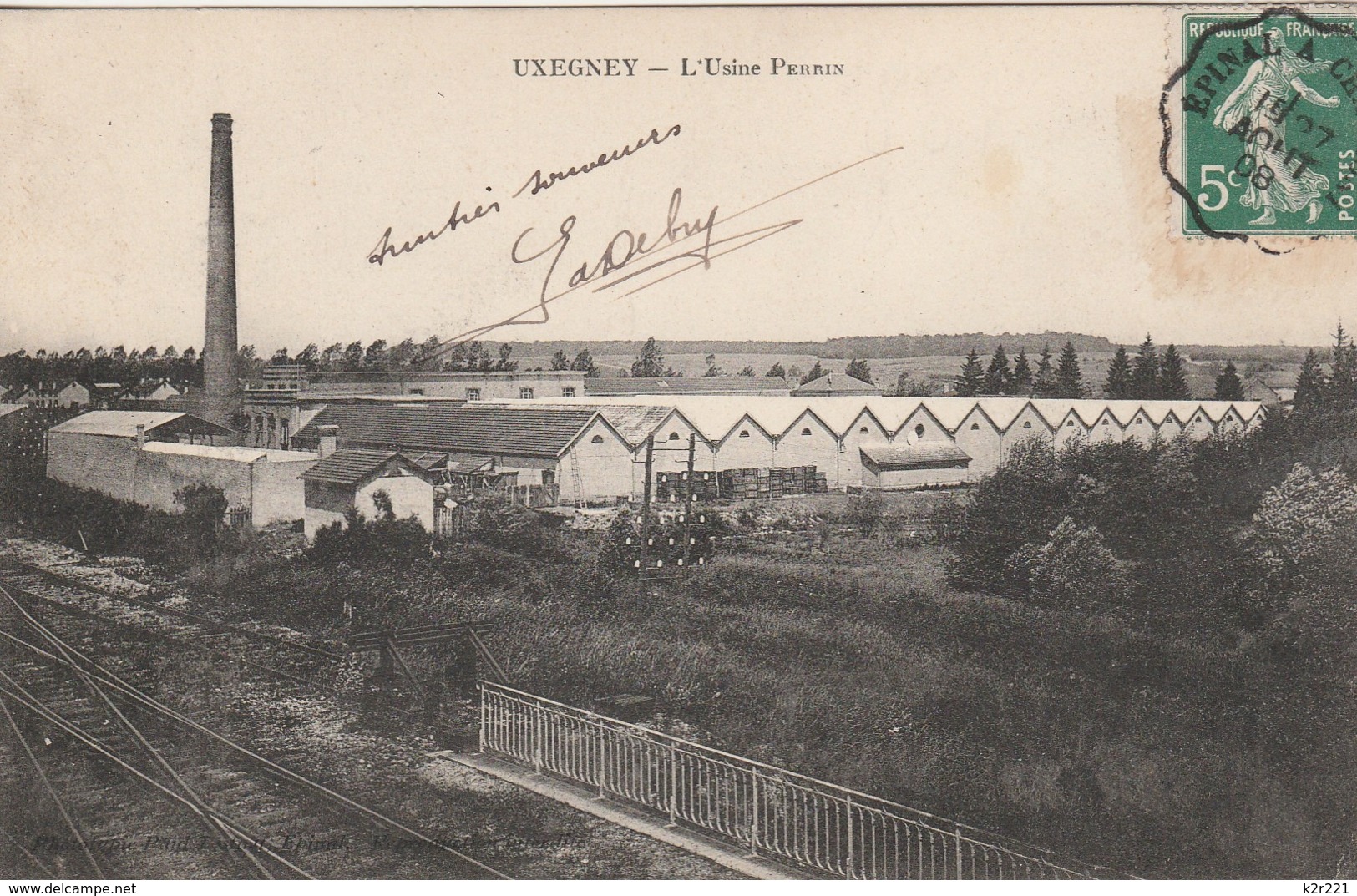 UXEGNEY L USINE PERRIN CARTE RARE - Other & Unclassified