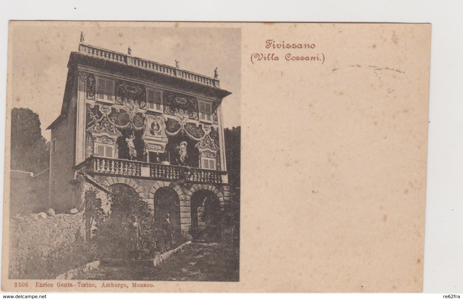 Fivizzano (MC) Villa Cozzani - F.p. - Anni '1900 - Carrara