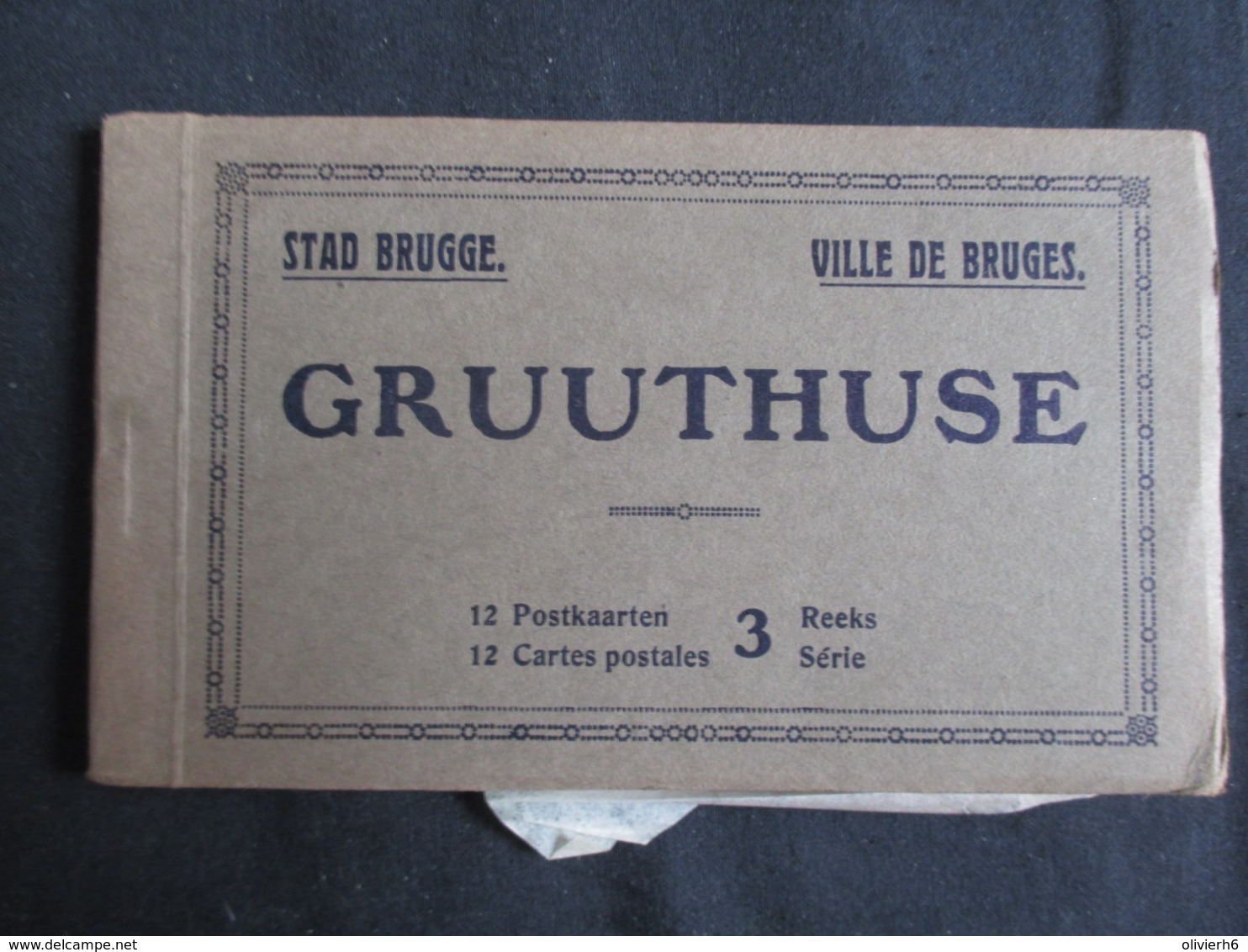 CARNET 12 CP (M1915) BRUGES - BRUGGE (12 Vues) GRUUTHUSE Série 3 - Reeks 3 - Apothekerij Pharmacie - Keuken Cuisine - Brugge